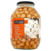 Chef's Larder Sweet Pickled Onions 2.25kg (Drained Weight 1.31kg)  Adomoo